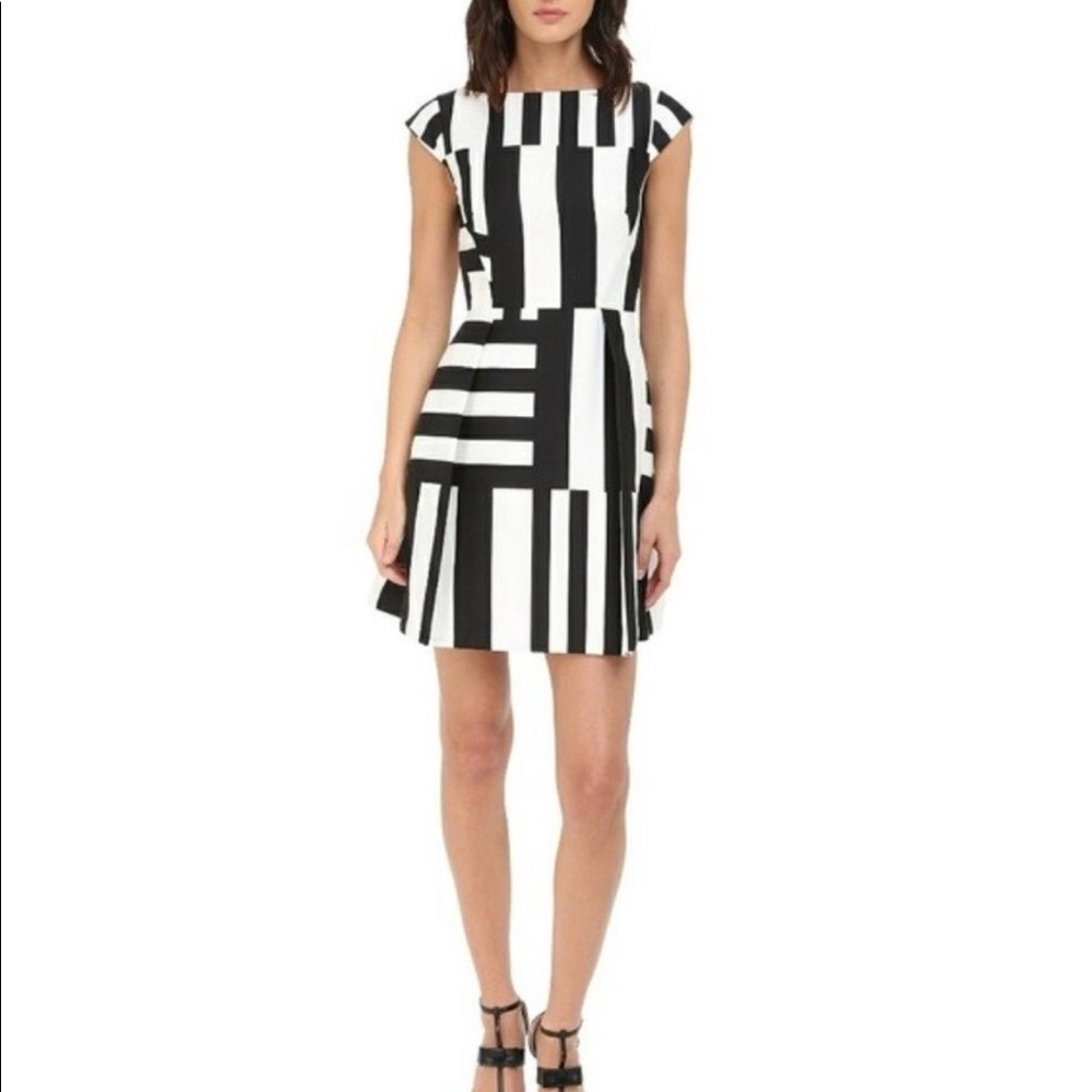 Kate Spade Monochrome Geometric Mini Dress